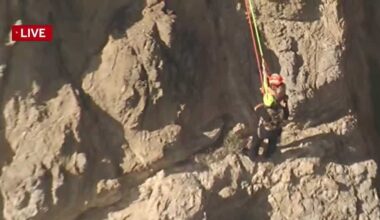 Woman rescued from a cliff in San Francisco