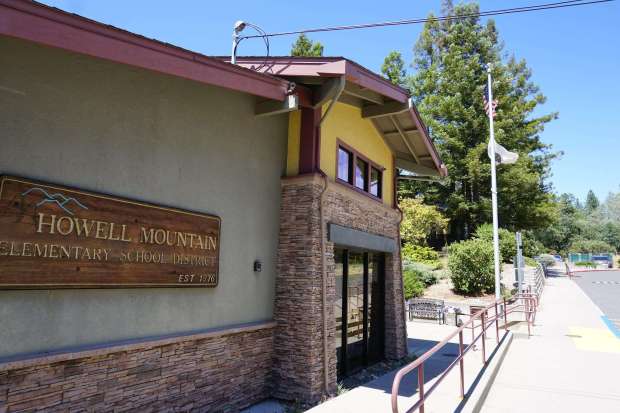 Howell Mountain Elementary in Napa County. (Howell Mountain Elementary Facebook Page)