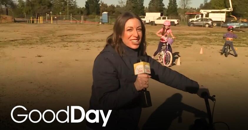 Dina is checking out the Family Bike Rodeo event!