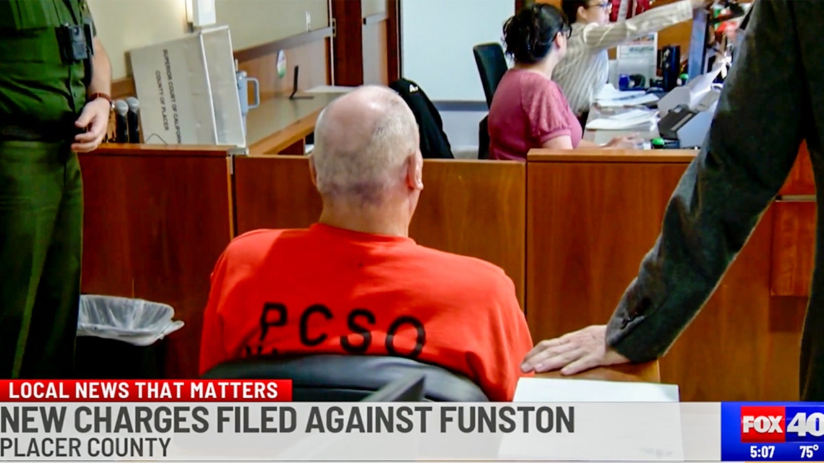 David Allen Funston in court.