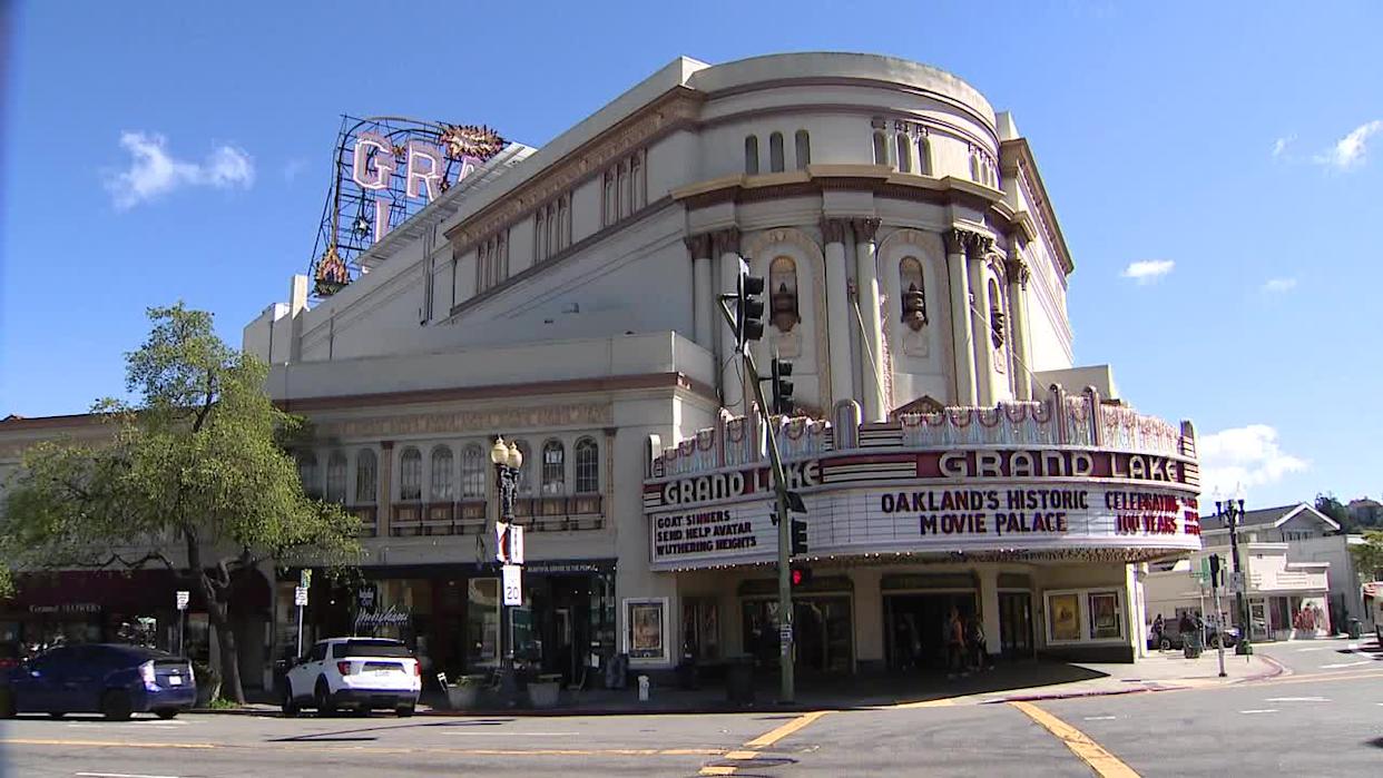 <div>The Grand Lake Theater in Oakland is celebrating its 100th anniversary this week. March 5, 2026</div>