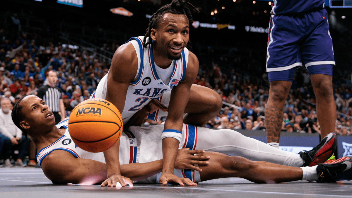 Kansas Jayhawks Elmarko Jackson Darryn Peterson NCAAM