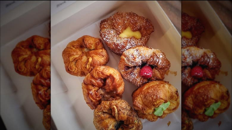 Kouign-amanns in a box