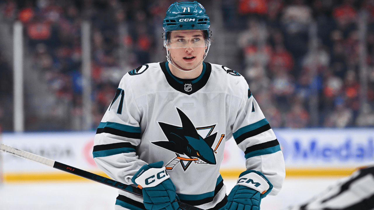 Celebrini leaning on Olympic lessons in Sharks playoff push