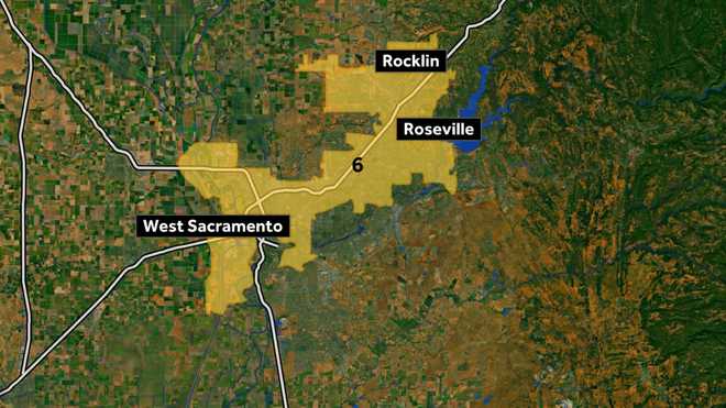 District 6 map under Proposition 50