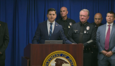 Several members of Los Angeles street gang arrested on federal charges alleging murder, drug trafficking