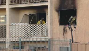 Firefighters battle second-alarm fire at City Heights apartment building