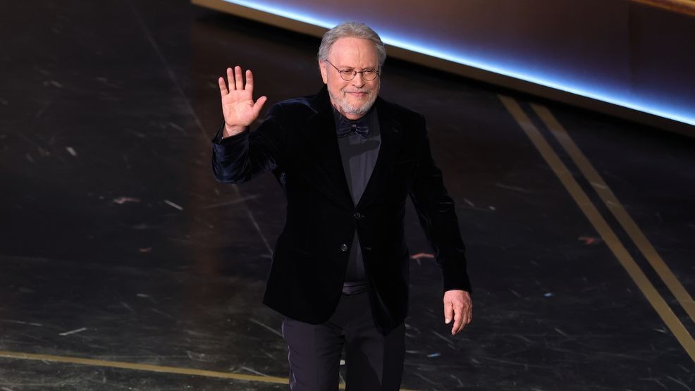 HOLLYWOOD, CALIFORNIA - MARCH 15: Billy Crystal speaks onstage during the 98th Oscars at Dolby Theatre on March 15, 2026 in Hollywood, California. (Photo by Kevin Winter/Getty Images)
