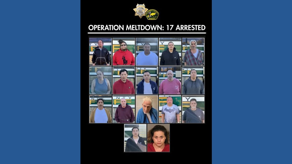 17 Arrested in massive drug trafficking shutdown