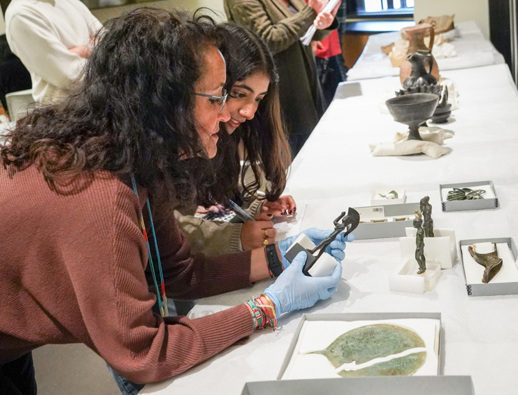 When the past leaves fingerprints: Students unearth ancient Italian artifacts in a new Etruscan exhibit at the UC Berkeley Library