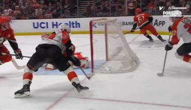 Noah Cates scores on an OT deflection to lift the Flyers past the Ducks, 3-2
