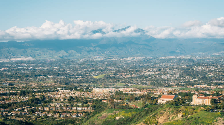 Orange County California with houses