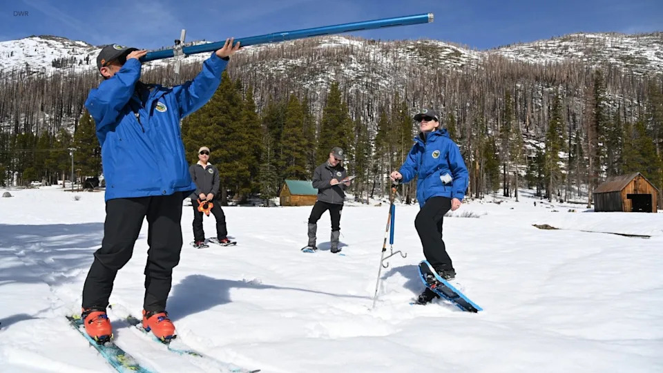 California snowpack falls short in latest Sierra survey