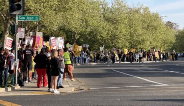 Natomas students march in solidarity with teachers as strike enters second week