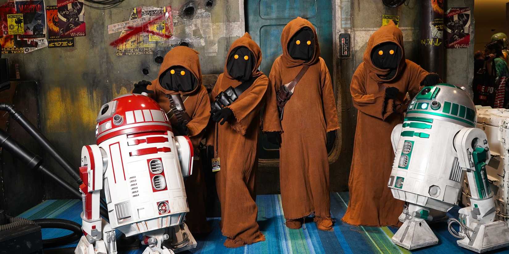 A Star Wars group photo at a Fan Expo event.