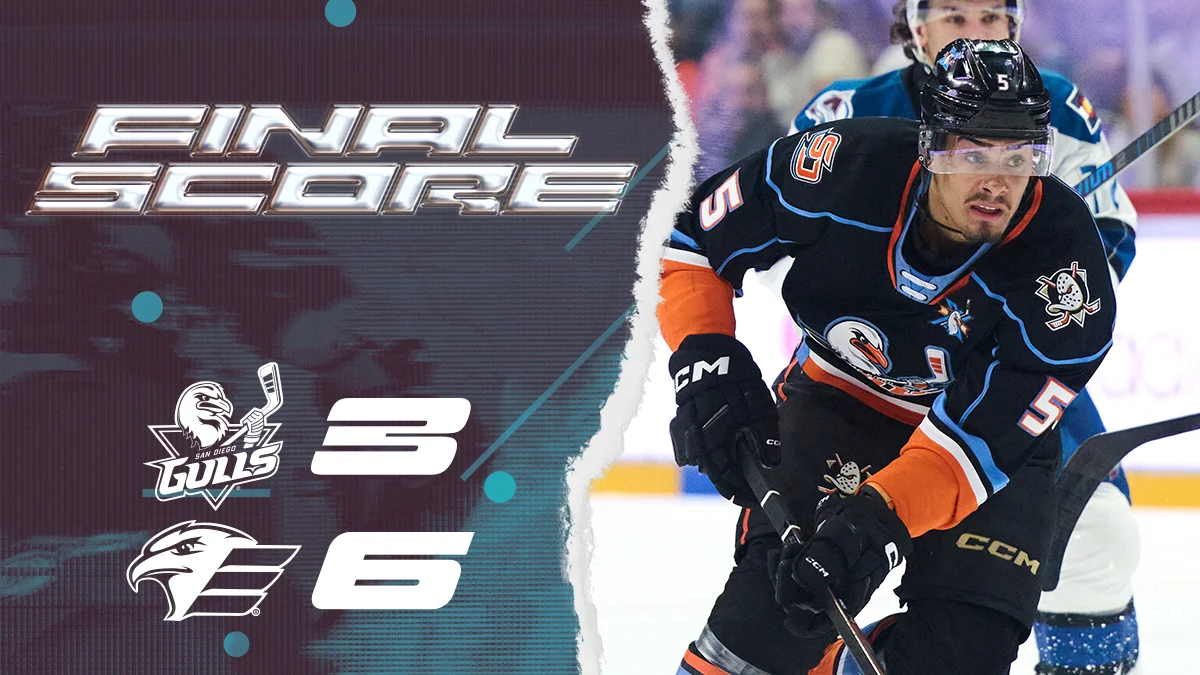 Gulls Can’t Defeat Eagles | San Diego Gulls