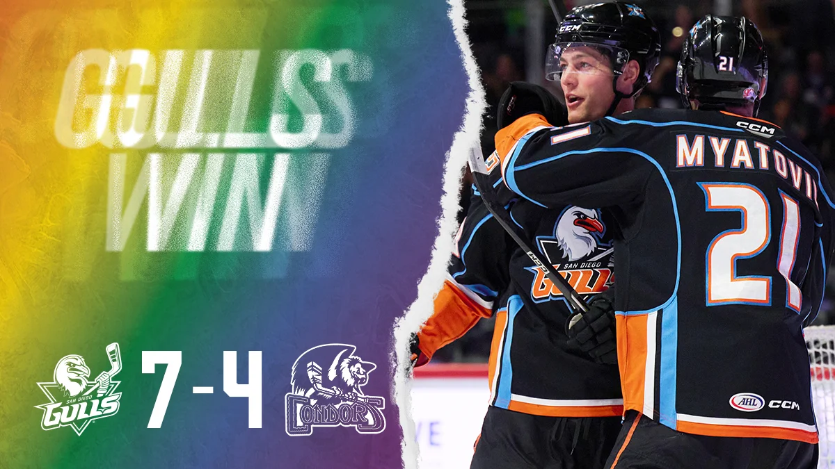 Gulls Dominate Condors in 7-4 Win