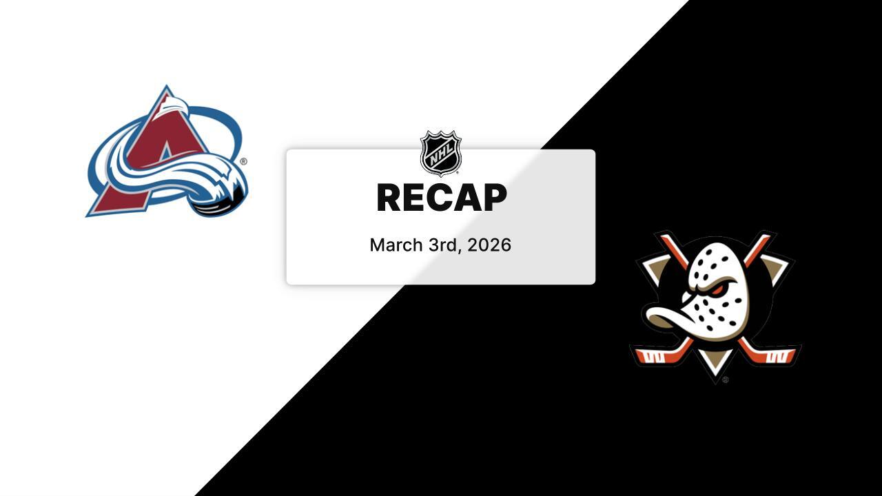 Highlights: Ducks vs. Avalanche | Anaheim Ducks