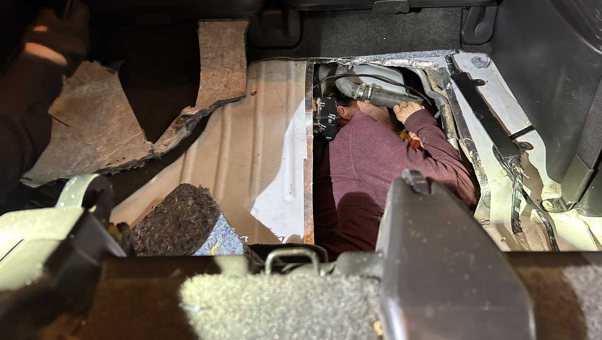 CBP finds man hidden in a vehicle's gas tank