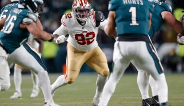 49ers Free Agency Tracker: Rumors, Reports, and signings: Jordan Elliott follows Robert Saleh to the Titans