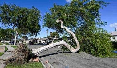 Santa Ana winds peak in Southern California: 70 mph gusts, record heat forecast