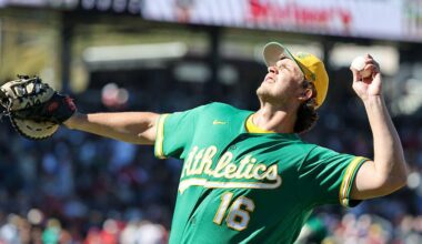 A's talking playoffs after last season's improved play with Las Vegas move in the background