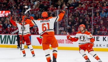 Cutter Gauthier breaks late tie in the Ducks' 4-3 victory over the Canadiens