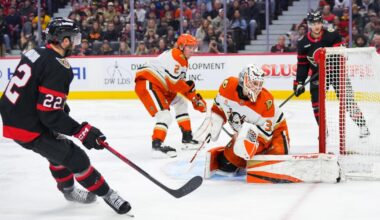 Ullmark earns second shutout of the season as Senators blank Ducks 2-0