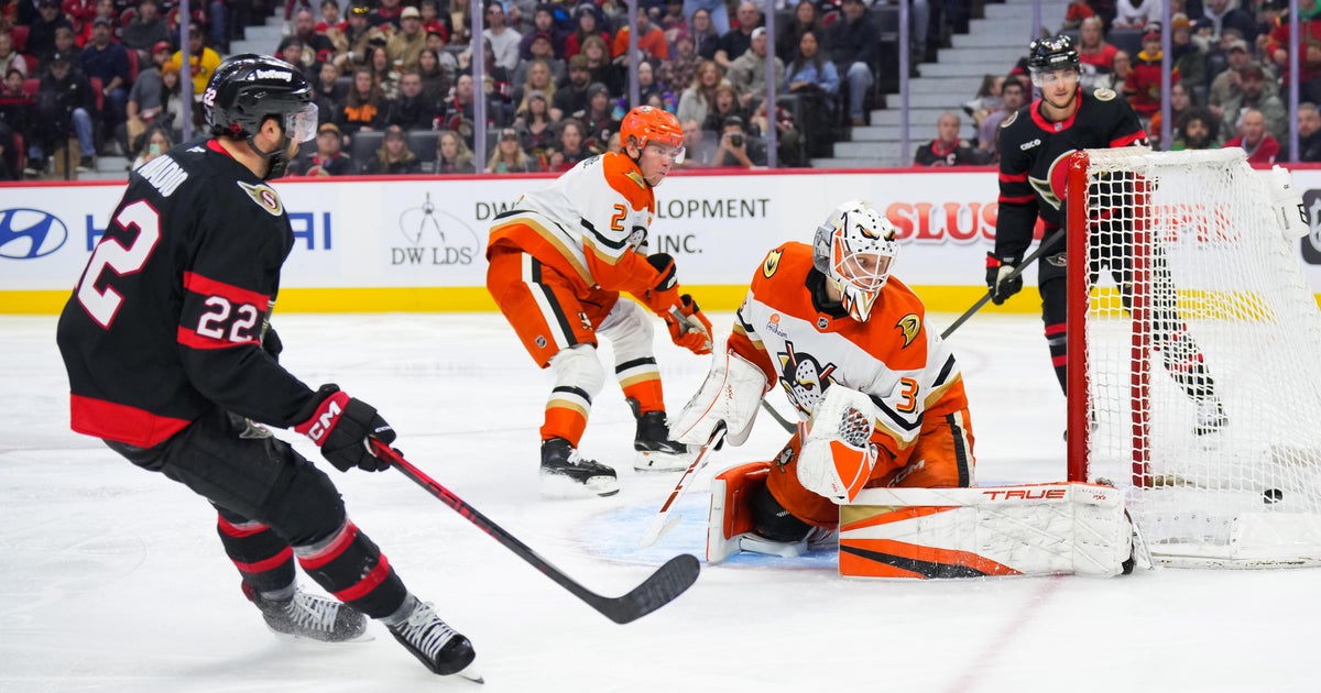 Ullmark earns second shutout of the season as Senators blank Ducks 2-0