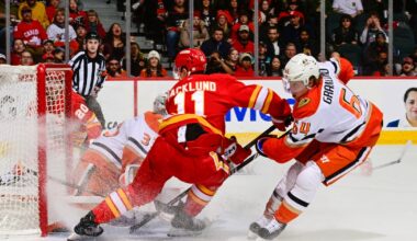 Granlund caps hat trick with OT winner as Ducks defeat Flames 3-2
