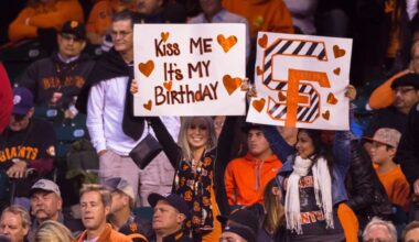 San Francisco Giants birthday memories