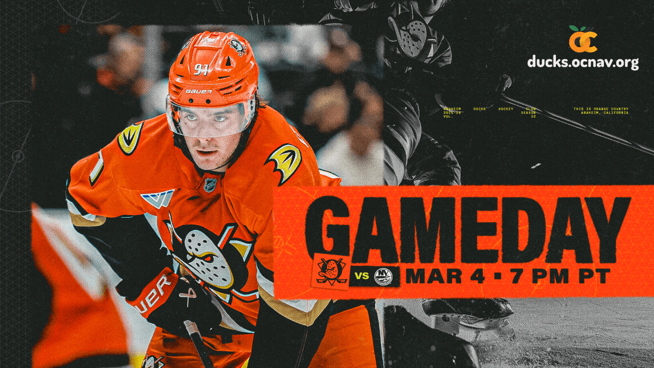 PREVIEW: Ducks Look to Get Back on Track vs. Isles at Honda Center