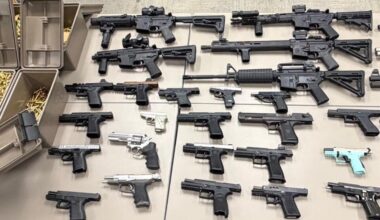 Long Beach police uncover 30 guns following arrest of 74-year-old shooting suspect