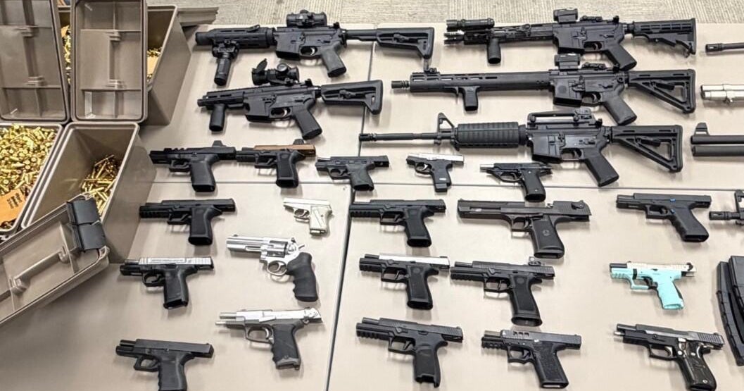Long Beach police uncover 30 guns following arrest of 74-year-old shooting suspect