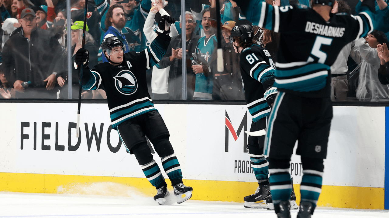 Celebrini has 4 points, Sharks recover late after blowing 3-goal lead to Canadiens
