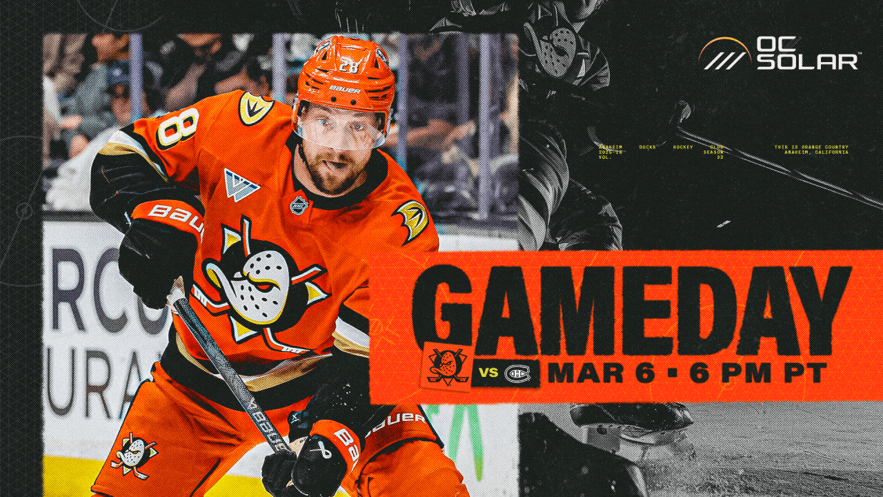 PREVIEW: Ducks Look to Keep Rolling Against Habs at Honda Center