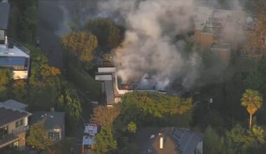 Firefighters battle structure fire in Hollywood Hills – NBC Los Angeles