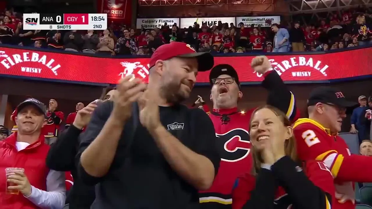 Blake Coleman with a Goal vs. Anaheim Ducks