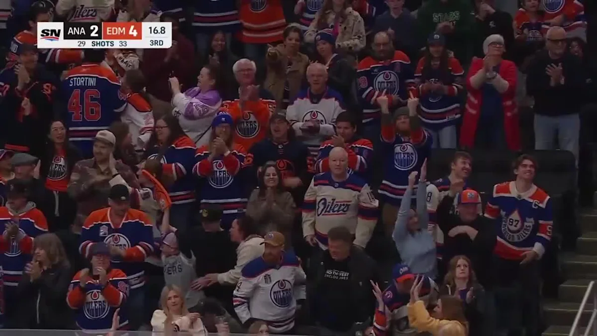 Zach Hyman with a Goal vs. Anaheim Ducks