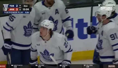 Matthew Knies with a Powerplay Goal vs. Anaheim Ducks