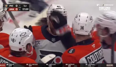 Luke Glendening with a Goal vs. Anaheim Ducks