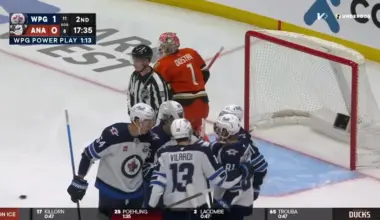 Gabriel Vilardi with a Powerplay Goal vs. Anaheim Ducks