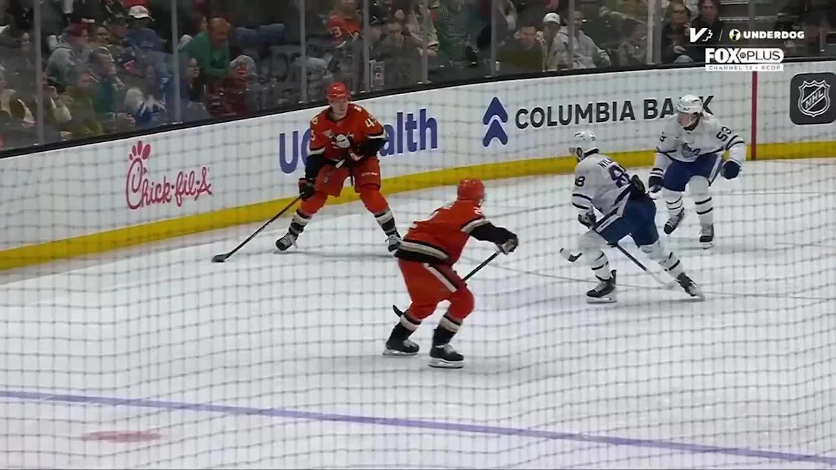 William Nylander with a Goal vs. Anaheim Ducks