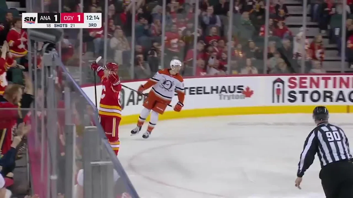 Matvei Gridin with a Goal vs. Anaheim Ducks