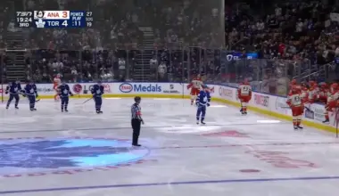 William Nylander with a Powerplay Goal vs. Anaheim Ducks