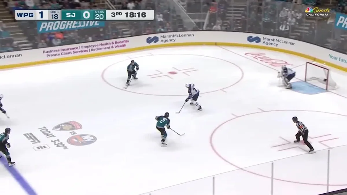 San Jose Sharks vs. Winnipeg Jets - Game Highlights