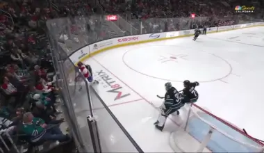 Alex Newhook with a Goal vs. San Jose Sharks