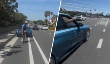 Road rage incident involving driver and professional cyclist in Newport Beach – NBC Los Angeles