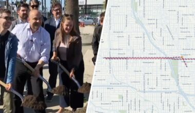 Construction begins on 3-mile protected bikeway in North Hollywood – NBC Los Angeles