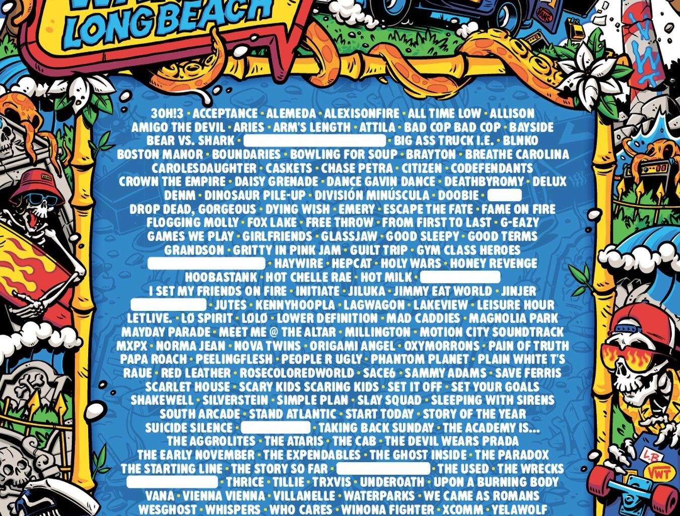 Vans Warped Tour Unveils Massive Long Beach Lineup for Two-Day July Takeover at Shoreline Aquatic Park